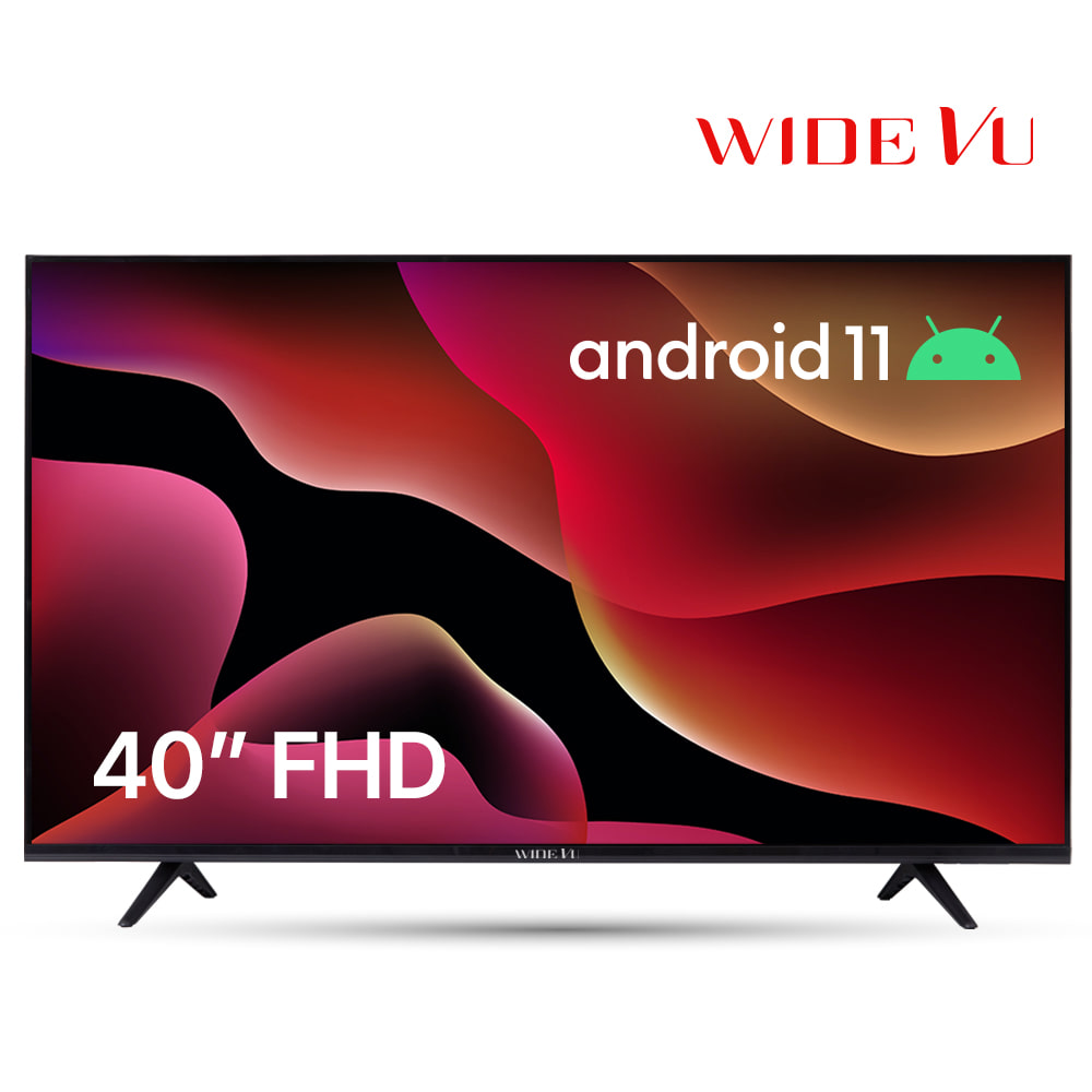와이드뷰 40인치 안드로이드11 스마트 FHD TV