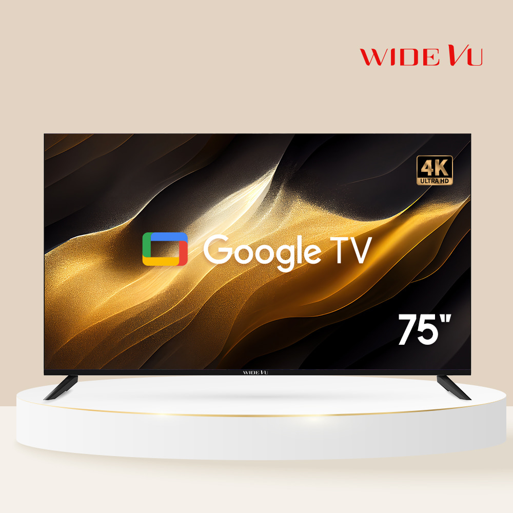 와이드뷰 구글3.0 스마트TV 75인치 UHD TV