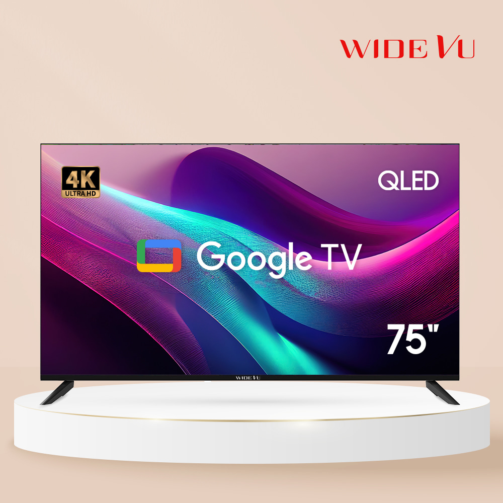 와이드뷰 구글3.0 75인치 QLED 스마트TV 4K UHD